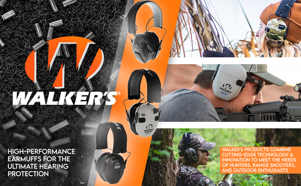 Walkers hearing protection ear muffs